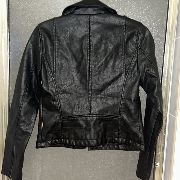 Levi’s faux leather moto jacket - Picture 2 of 7